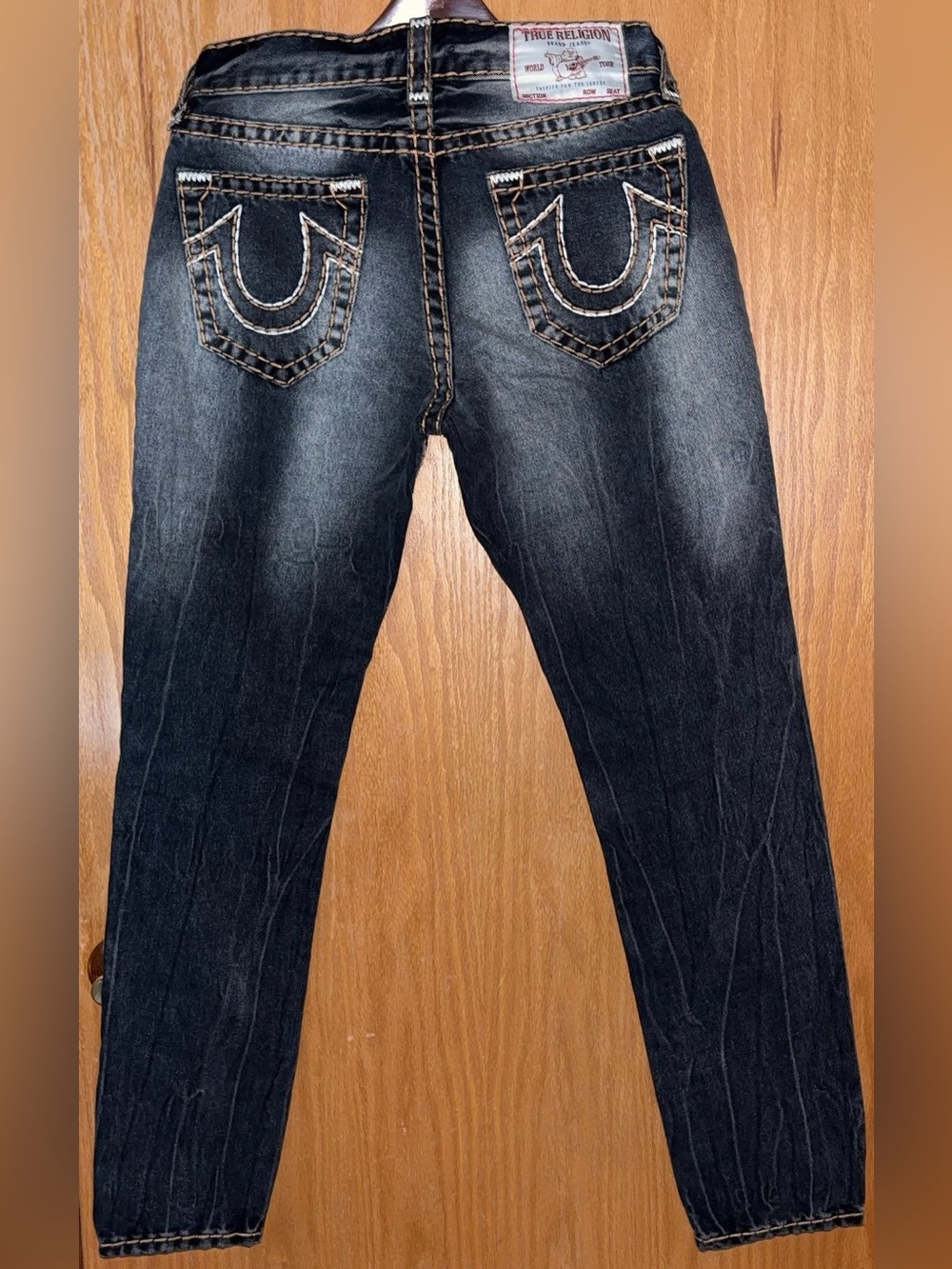 💥Men’s True Religion Rocco Quad Logo Super T Skinny Jeans💥 - Picture 2 of 7
